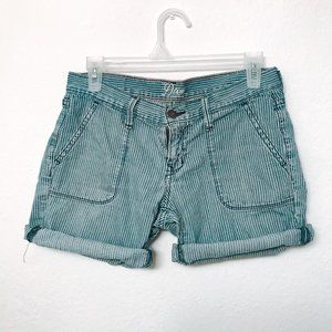 5 for $30 / OLD NAVY Blue Striped Cuffed Shorts